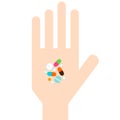 Hand With Pills