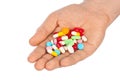 Hand with pills