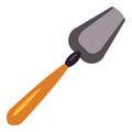 Hand plant shovel icon, cartoon style