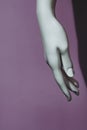 Hand of a plastic female mannequin Royalty Free Stock Photo