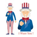 Uncle Sam Want You Royalty Free Stock Photo
