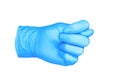 Photo hand isolated glove gesture fico Royalty Free Stock Photo
