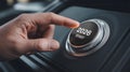 Hand pressing 2026 start button on modern interface Royalty Free Stock Photo