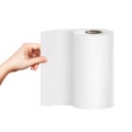 Paper Towel Hand Realistic Image