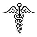 Hand restraints  for Health care symbol flat vector icon. Royalty Free Stock Photo