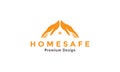 Hand safe home logo vector symbol icon design illustration