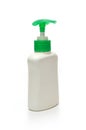 Hand sanitizer bootle green color vertikal