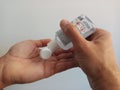 Hand Sanitizing with gel to decrease infectious agent Virus, Fungi and Bacteria