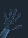 Hand Scan Royalty Free Stock Photo