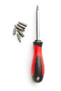 The hand screwdriver. Royalty Free Stock Photo