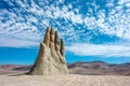 Hand Sculpture, Atacama Desert, Chile Royalty Free Stock Photo