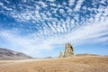 Hand Sculpture, the symbol of Atacama Desert in Chile Royalty Free Stock Photo