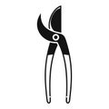 Hand secateur icon simple vector. Garden work