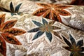 hand-sewn quilt details with intricate designs