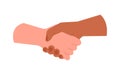 Hand shake icon Royalty Free Stock Photo