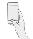 Hand Shooting Phone