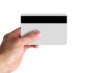 Hand Showing Credit Card Royalty Free Stock Photo