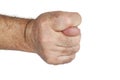 Hand is showing a fig sign Royalty Free Stock Photo