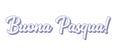 Hand sketched BUONA PASQUA quote in Italian as banner. Translated Happy Easter. Lettering for poster, label, sticker