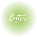 Hand sketched Happy Easter text