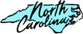 Hand Drawn North Carolina State Design