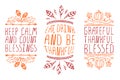 Hand-sketched typographic elements Royalty Free Stock Photo