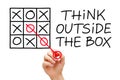 Think Outside The Box Royalty Free Stock Photo