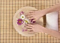 Hand spa beauty treatment Royalty Free Stock Photo