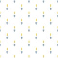 Hand spade pattern seamless vector