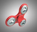 Hand Spiner 3d render on grey background Royalty Free Stock Photo