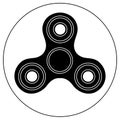 Hand-spinner is of classical shape