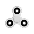 Hand spinner fidget vector illustration. Relaxation hand spinner device