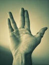 Hand of Spock Royalty Free Stock Photo