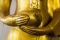 Hand Statue Of Buddha Image Inside Temple In Thailand Royalty Free Stock Photo