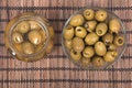 Hand stuffed colossal olives