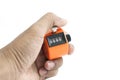 Hand tally counter Royalty Free Stock Photo