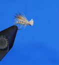 Hand tied fly fishing fly Royalty Free Stock Photo