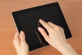 Hand toching tablet PC