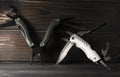 Hand tool multitool folding knives