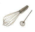 Egg beater isolate on white background. Royalty Free Stock Photo