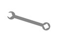 Hand tool wrench for locksmith repair work.