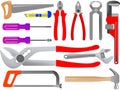 Hand tools Royalty Free Stock Photo