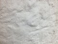 Hand troweled white stucco wall in South America Royalty Free Stock Photo