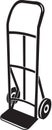 Hand Truck Dolly Vector Illustration