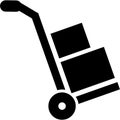 Hand truck icon - sack barrow