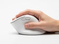 Hand using wireless mouse Royalty Free Stock Photo