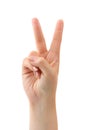 Hand - victory sign