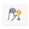 Hand wash color icon