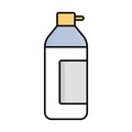 Hand wash Outline with Fill Color Vector icon which can easily modify or edit