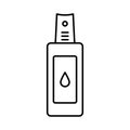 Hand wash Outline Vector icon which can easily modify or edit